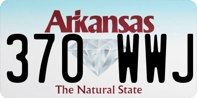 AR license plate 370WWJ