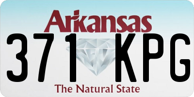 AR license plate 371KPG