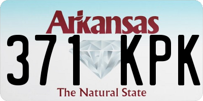 AR license plate 371KPK