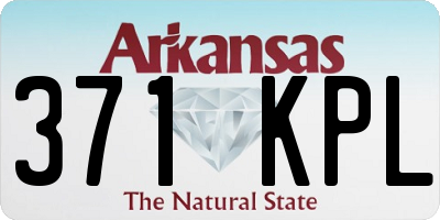 AR license plate 371KPL