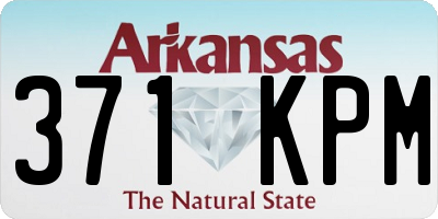 AR license plate 371KPM