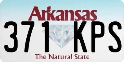 AR license plate 371KPS