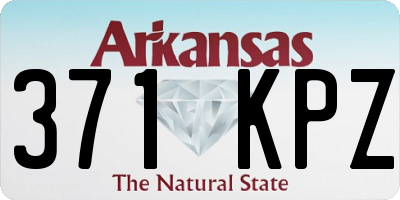 AR license plate 371KPZ