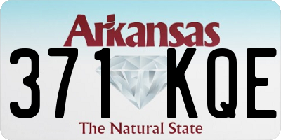 AR license plate 371KQE