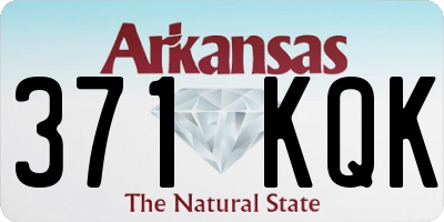 AR license plate 371KQK