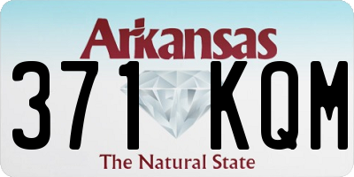 AR license plate 371KQM