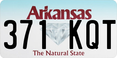 AR license plate 371KQT