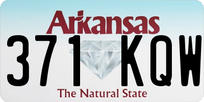 AR license plate 371KQW