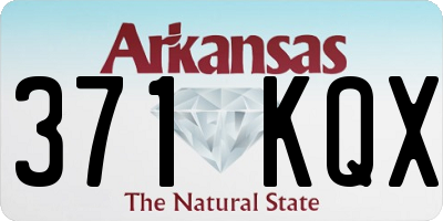 AR license plate 371KQX