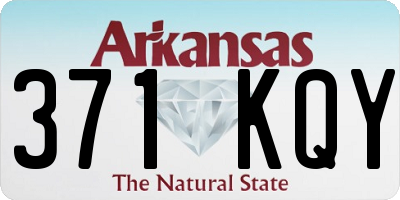 AR license plate 371KQY