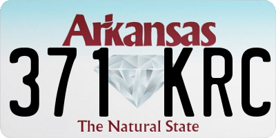 AR license plate 371KRC