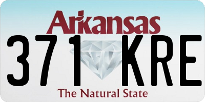 AR license plate 371KRE
