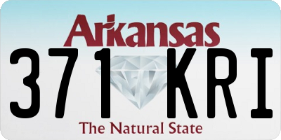 AR license plate 371KRI