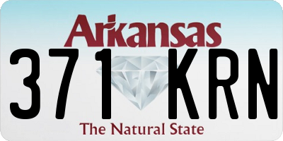 AR license plate 371KRN