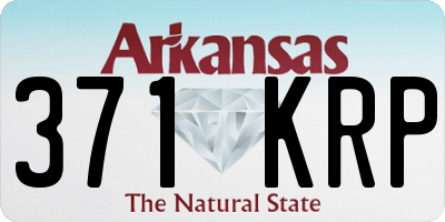 AR license plate 371KRP