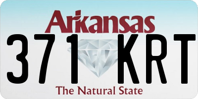 AR license plate 371KRT