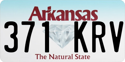 AR license plate 371KRV