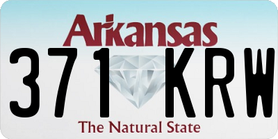 AR license plate 371KRW