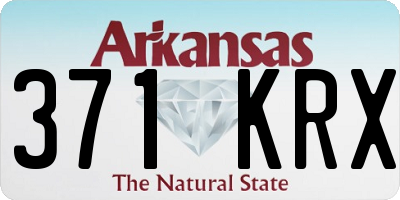 AR license plate 371KRX