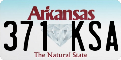 AR license plate 371KSA