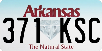 AR license plate 371KSC