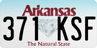 AR license plate 371KSF