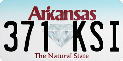 AR license plate 371KSI