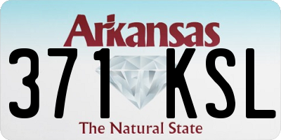 AR license plate 371KSL