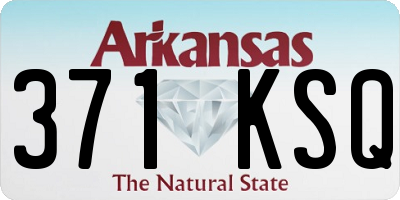 AR license plate 371KSQ