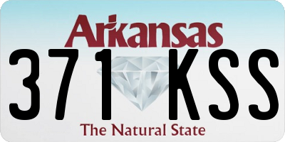 AR license plate 371KSS