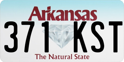 AR license plate 371KST