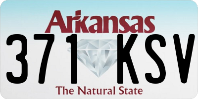 AR license plate 371KSV