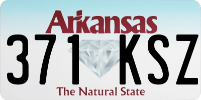 AR license plate 371KSZ