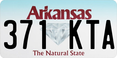 AR license plate 371KTA