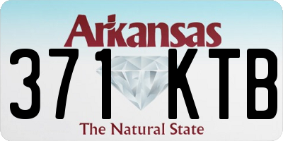 AR license plate 371KTB