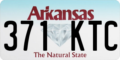 AR license plate 371KTC