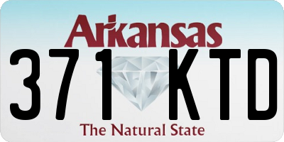 AR license plate 371KTD
