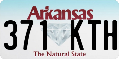 AR license plate 371KTH