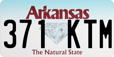 AR license plate 371KTM