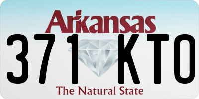 AR license plate 371KTO
