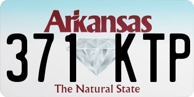 AR license plate 371KTP