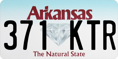 AR license plate 371KTR