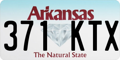 AR license plate 371KTX