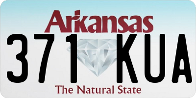 AR license plate 371KUA
