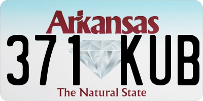 AR license plate 371KUB