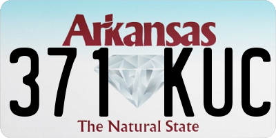 AR license plate 371KUC