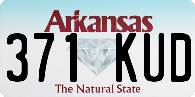 AR license plate 371KUD