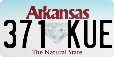 AR license plate 371KUE