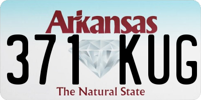 AR license plate 371KUG