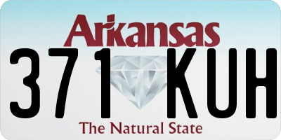 AR license plate 371KUH